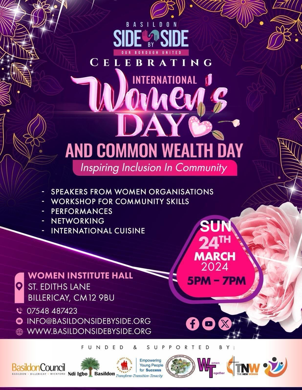 24th March International Womens Day Poster